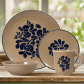 Folk Art® 16 Piece Dinnerware Set. Service for 4