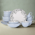 Gabriela Gray 16 Piece Dinnerware Set. Service for 4