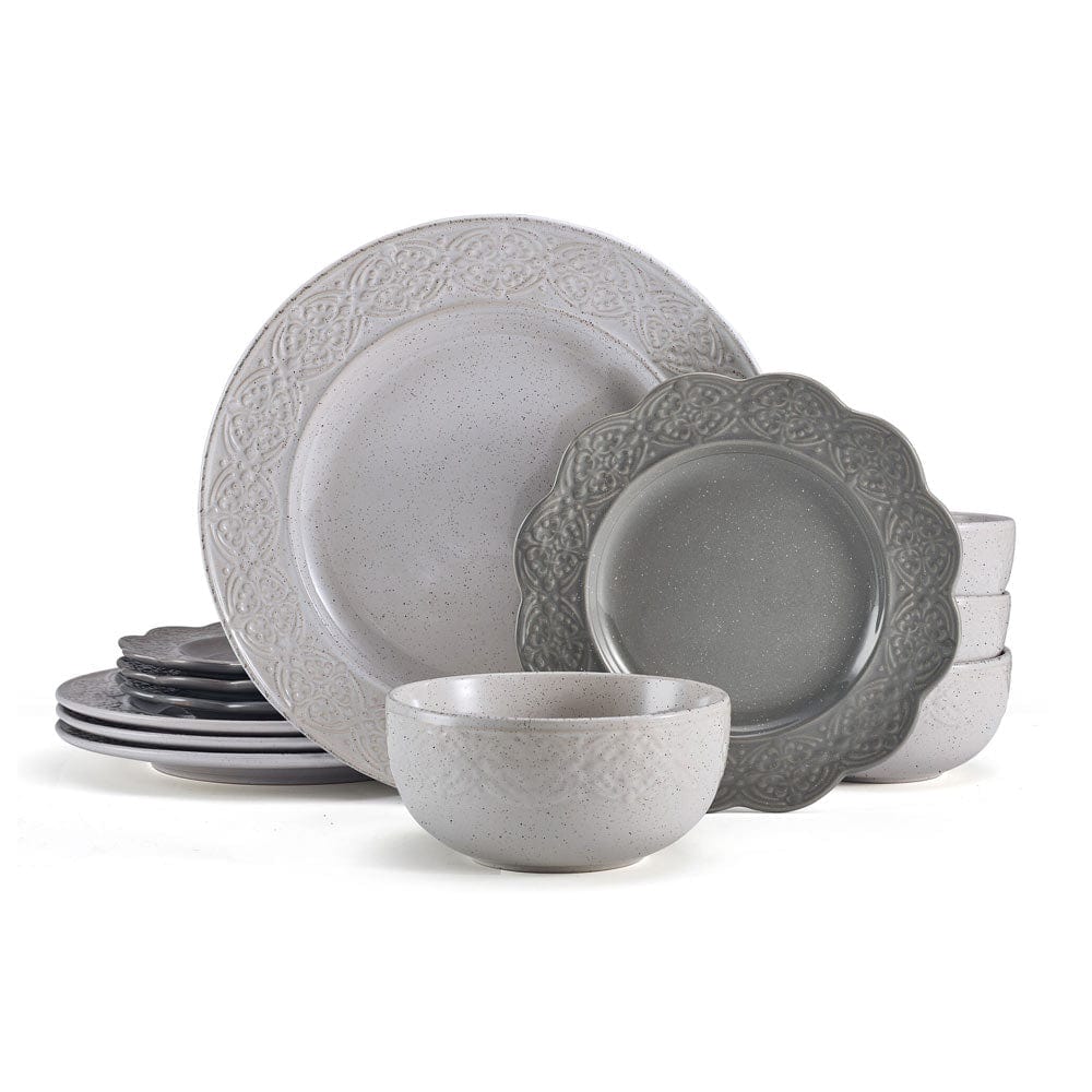 Gia 12 Piece Dinnerware Set. Service for 4