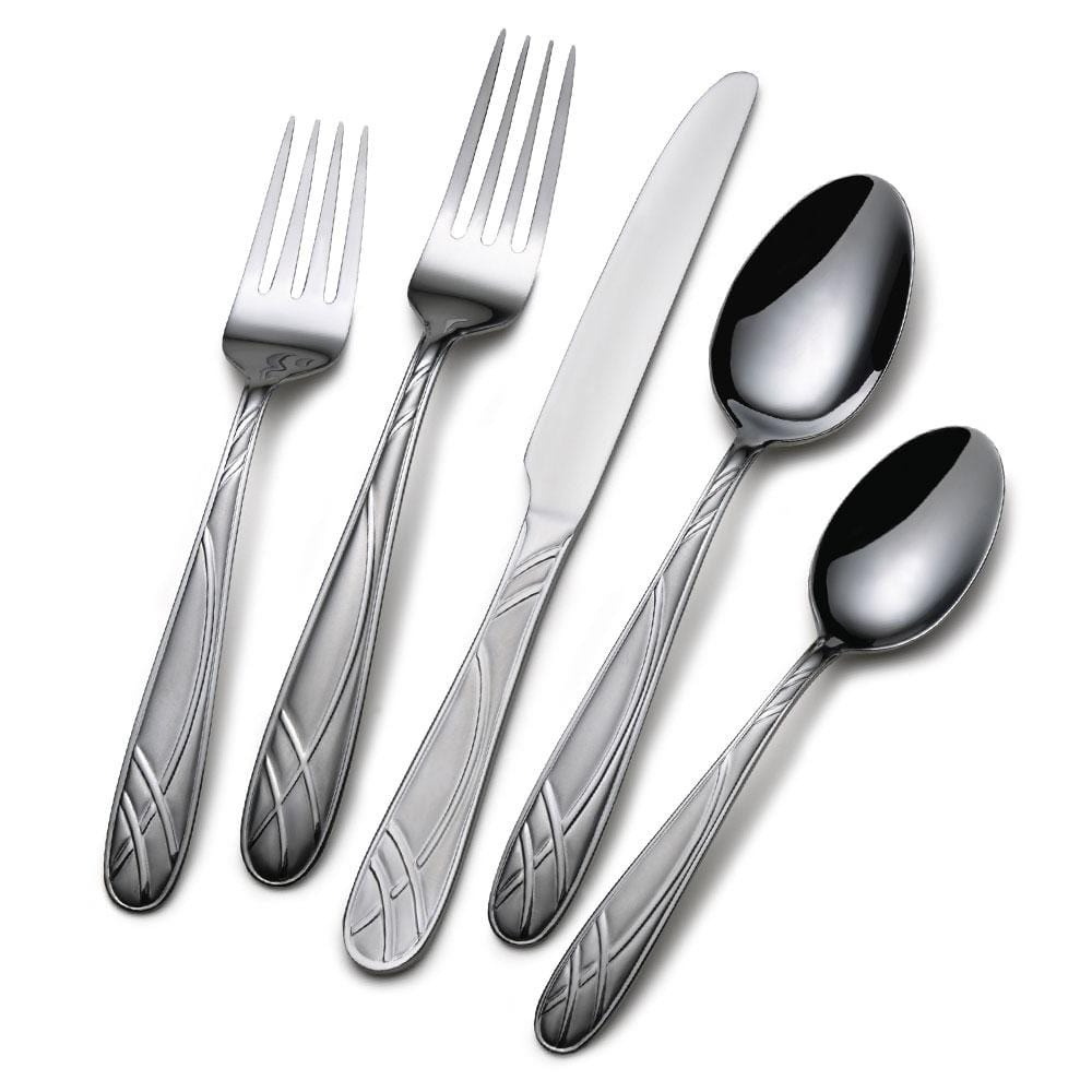 Hoopla Frost 20 Piece Flatware Set. Service for 4
