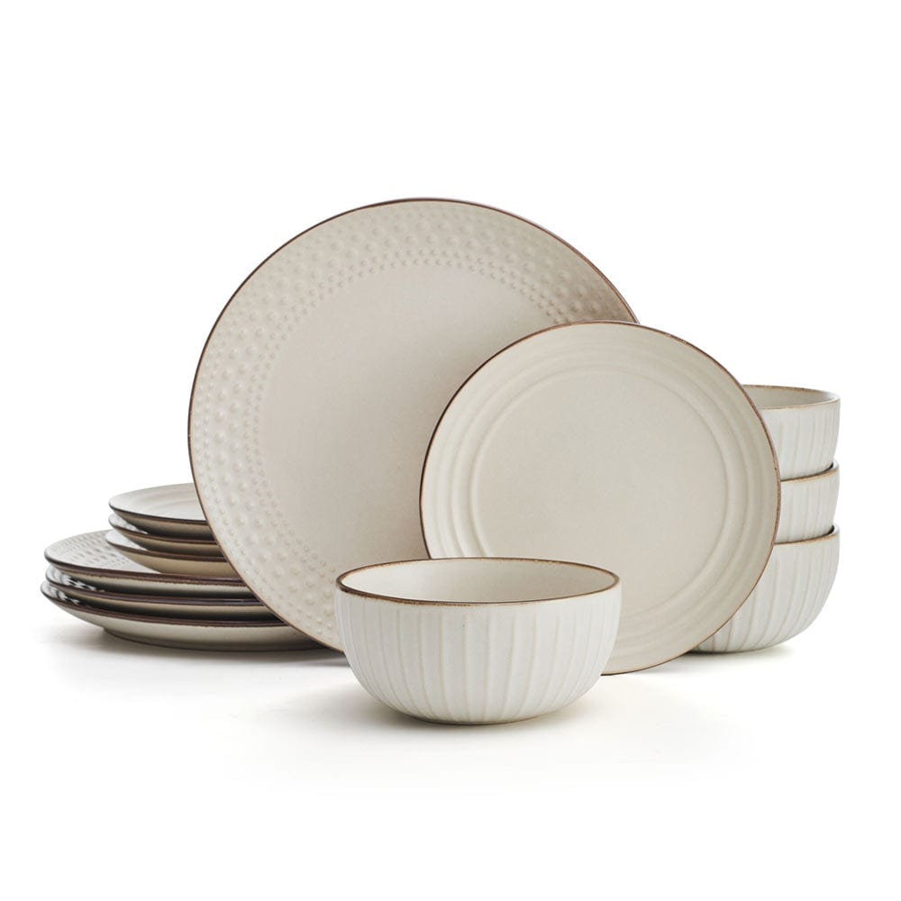 Janelle 12 Piece Dinnerware Set. Service for 4