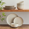 Janelle 12 Piece Dinnerware Set. Service for 4