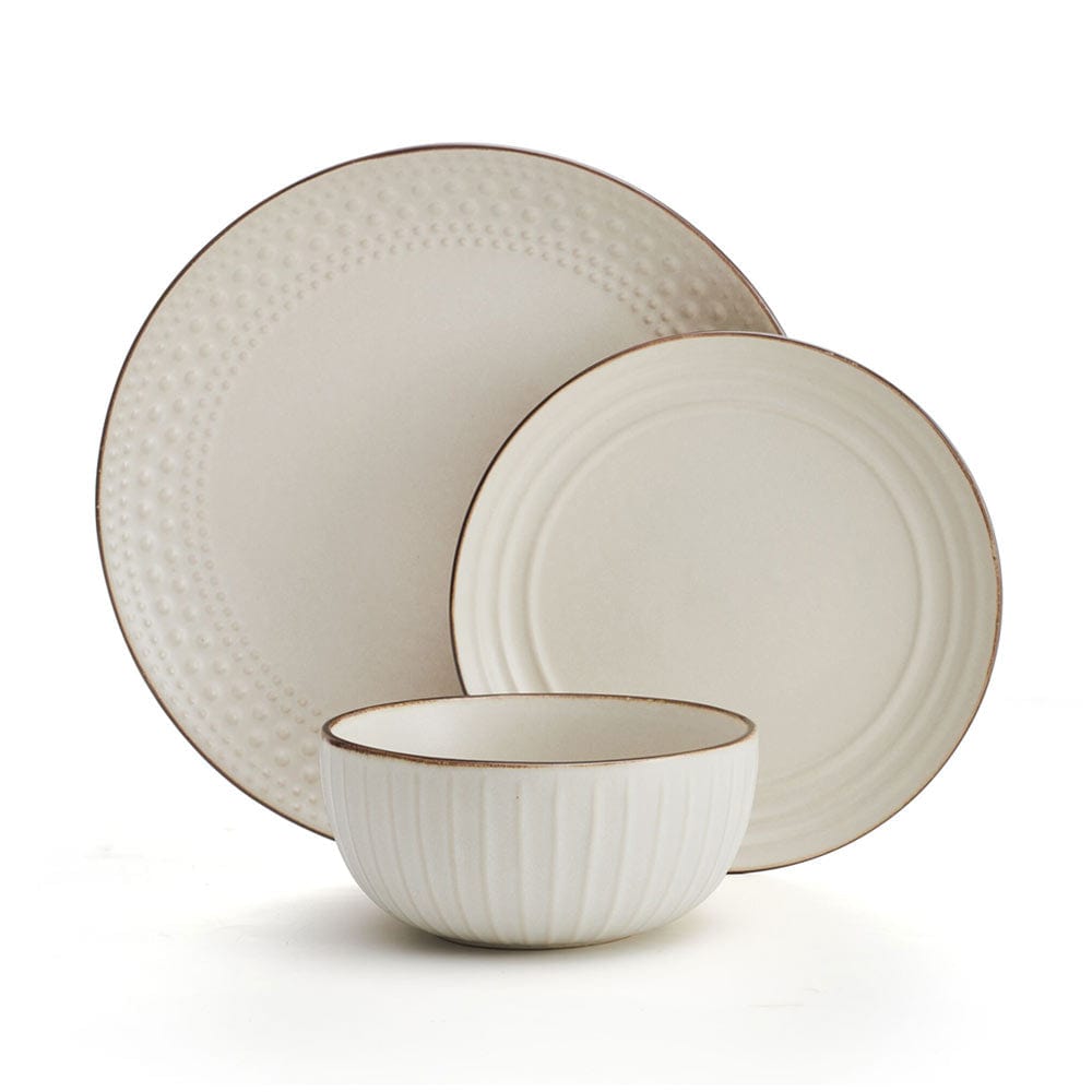 Janelle 12 Piece Dinnerware Set. Service for 4