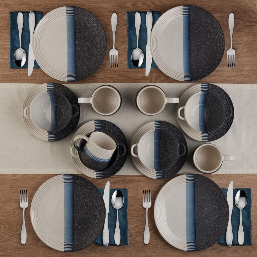 Jaxon 16 Piece Dinnerware Set. Service for 4
