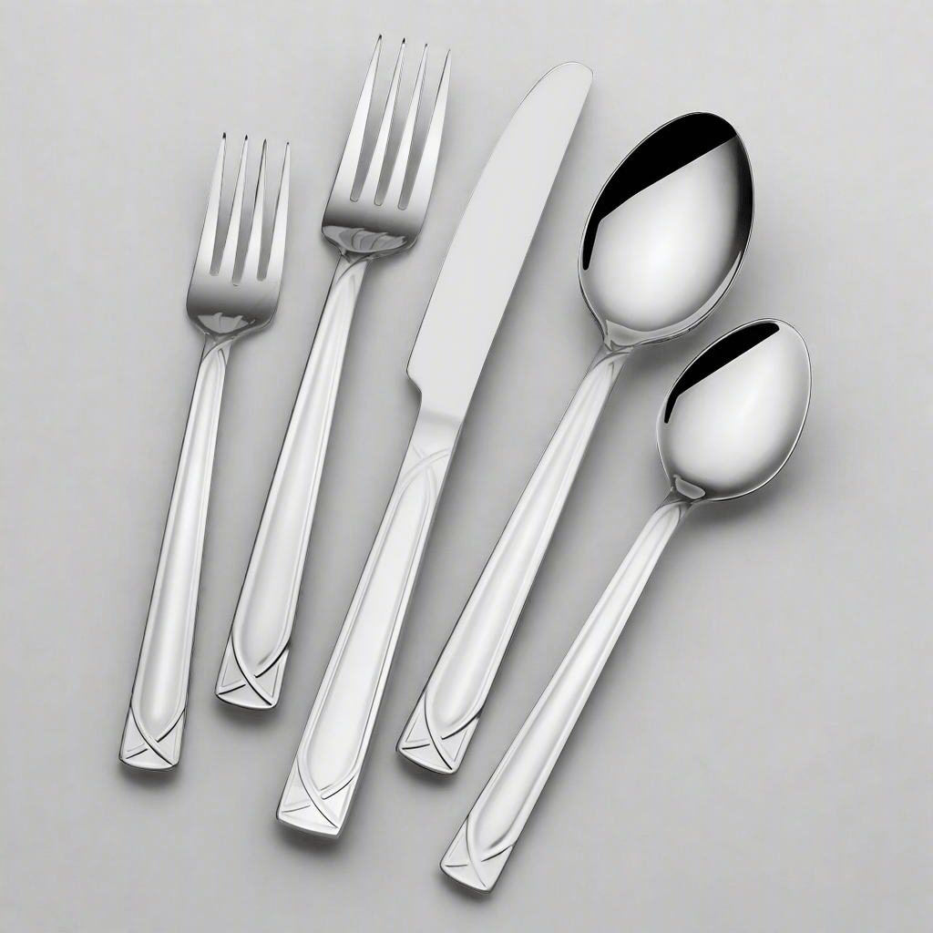 Mabel 30 Piece Flatware Set With Caddy. Service for 6