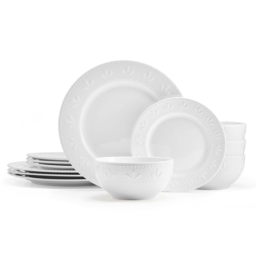 Maddy 12 Piece Dinnerware Set. Service for 4