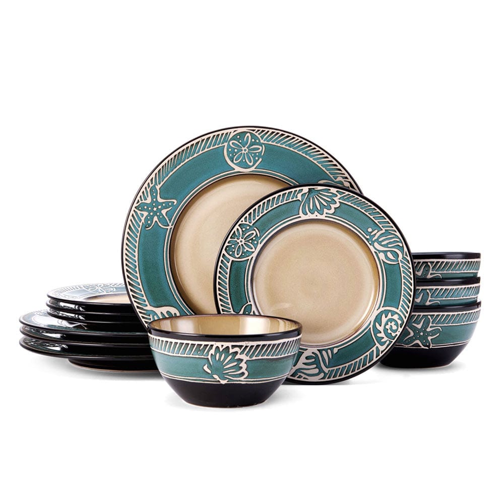 Montego 12 Piece Dinnerware Set. Service for 4