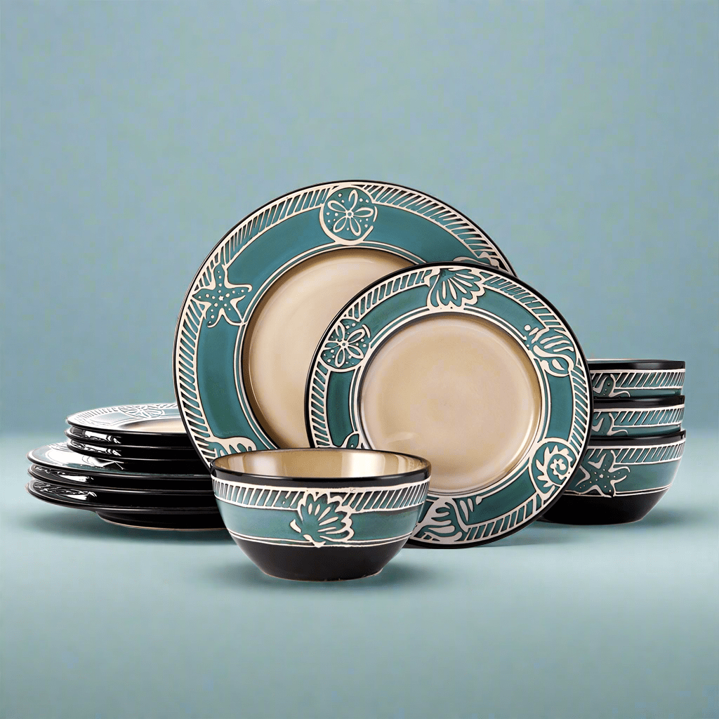 Montego 12 Piece Dinnerware Set. Service for 4