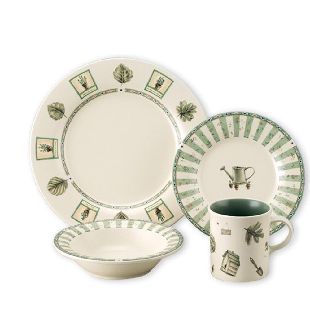 Naturewood® 16 Piece Dinnerware Set. Service for 4