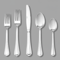 Nouveau 42 Piece Flatware Set. Service for 8