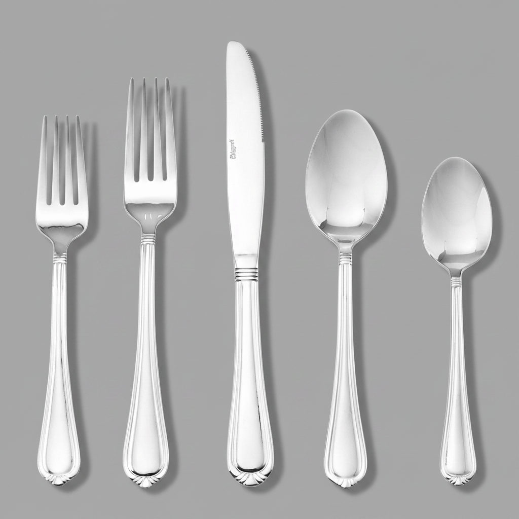 Nouveau 42 Piece Flatware Set. Service for 8