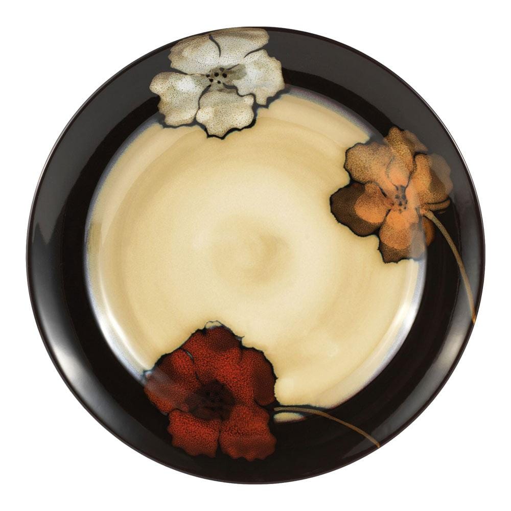 Painted Poppies 32 Piece Dinnerware Set. Service for 8