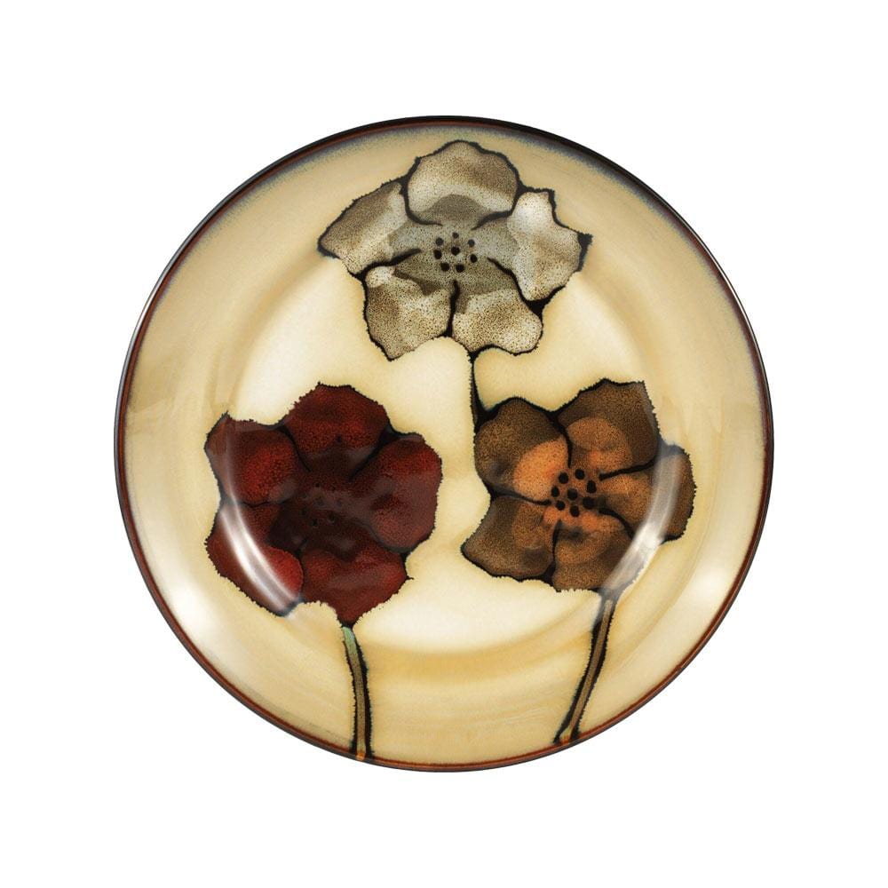 Painted Poppies 32 Piece Dinnerware Set. Service for 8