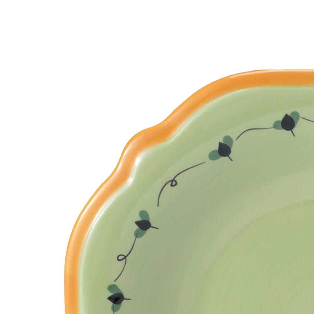 Pistoulet® Salad Plate with Yellow Band