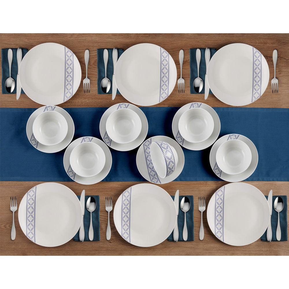 Preslie 18 Piece Dinnerware Set. Service for 6