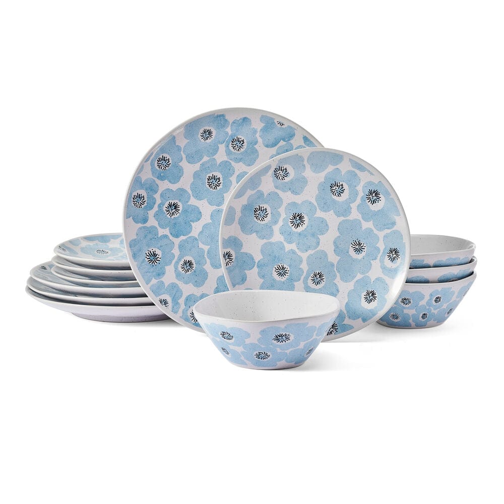 Radiant Floral 12 Piece Set. Service for 4