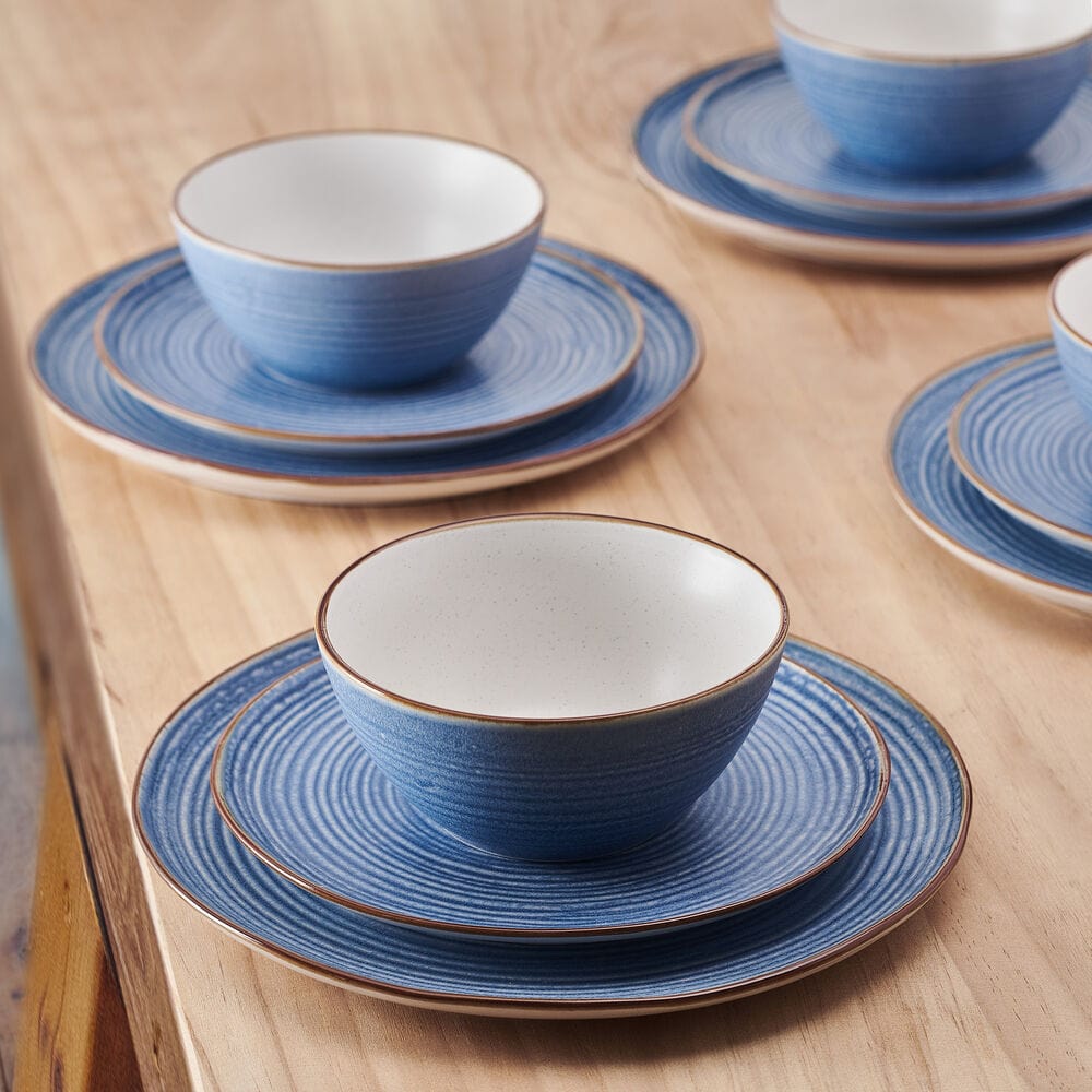 Rowan Blue 12 Piece Set. Service for 4