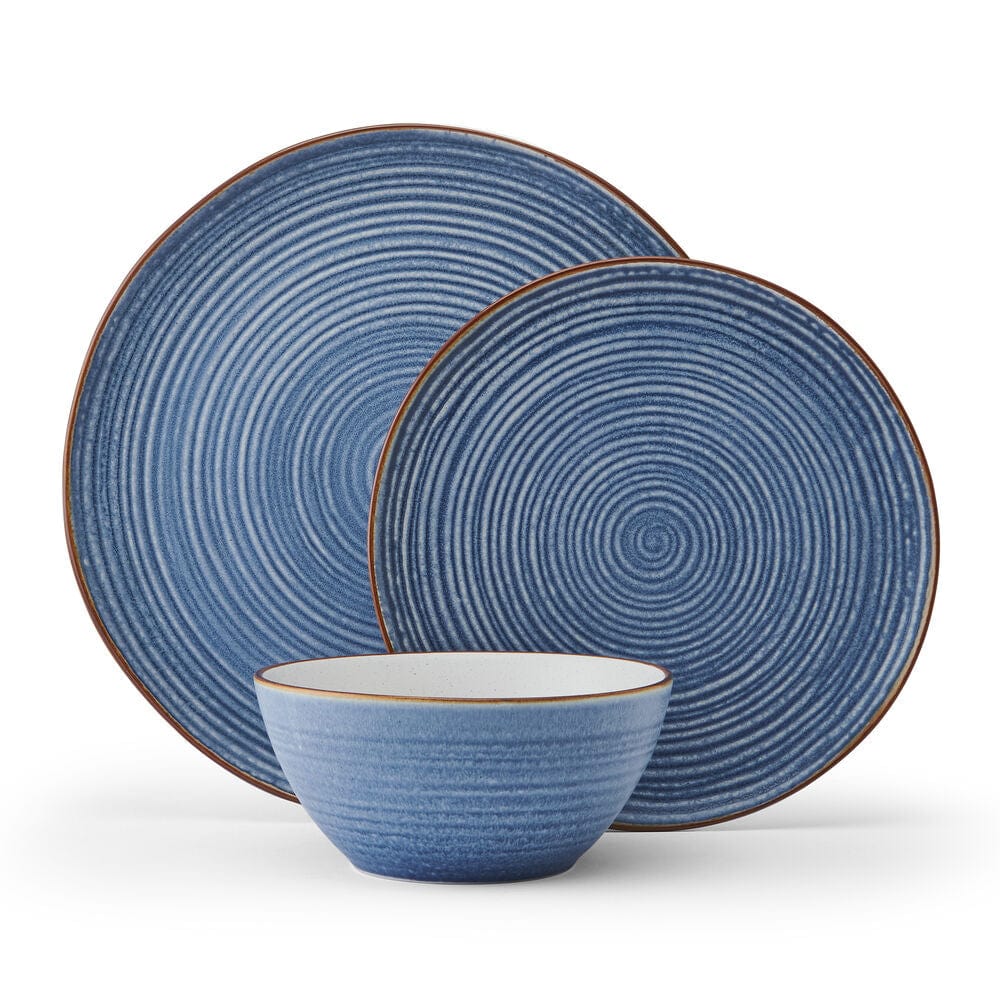 Rowan Blue 12 Piece Set. Service for 4