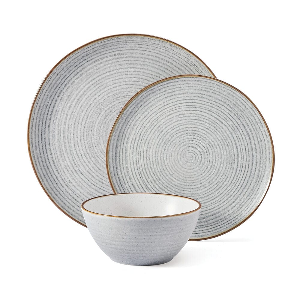 Rowan Gray Service 12 Piece Set. Service for 4