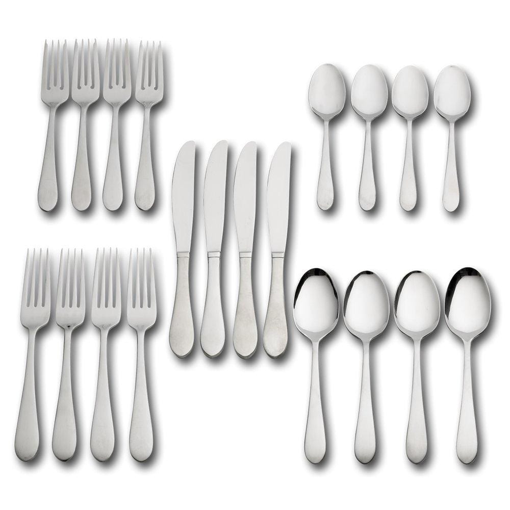 Salisbury Satin 20 Piece Flatware Set. Service for 4