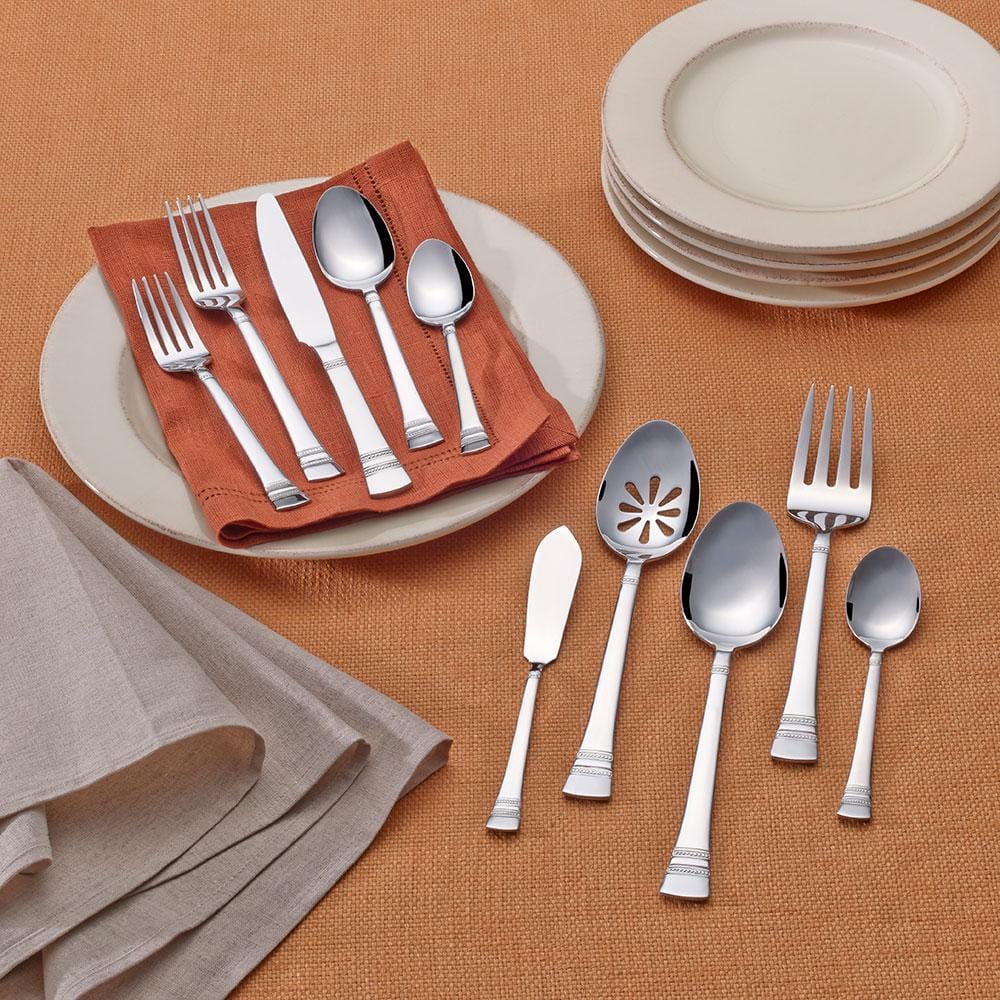Sapphire Bay 53 Piece Flatware Set. Service for 8