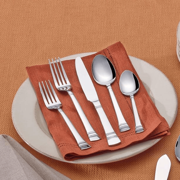 Sapphire Bay 53 Piece Flatware Set. Service for 8