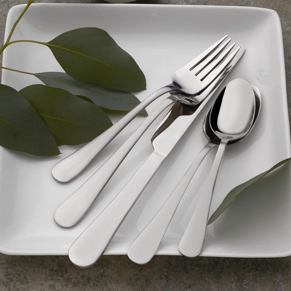 Satin Symmetry 42 Piece Flatware Set. Service for 8