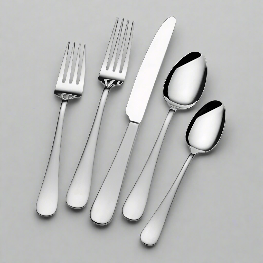 Satin Symmetry 45 Piece Flatware Set. Service for 8