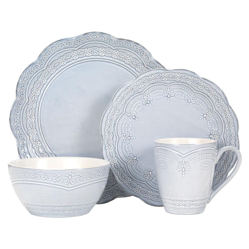 Serephina 16 Piece Dinnerware Set. Service for 4