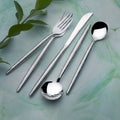 Forged Shea Hammered 20 Piece Flatware Set. Service for 4