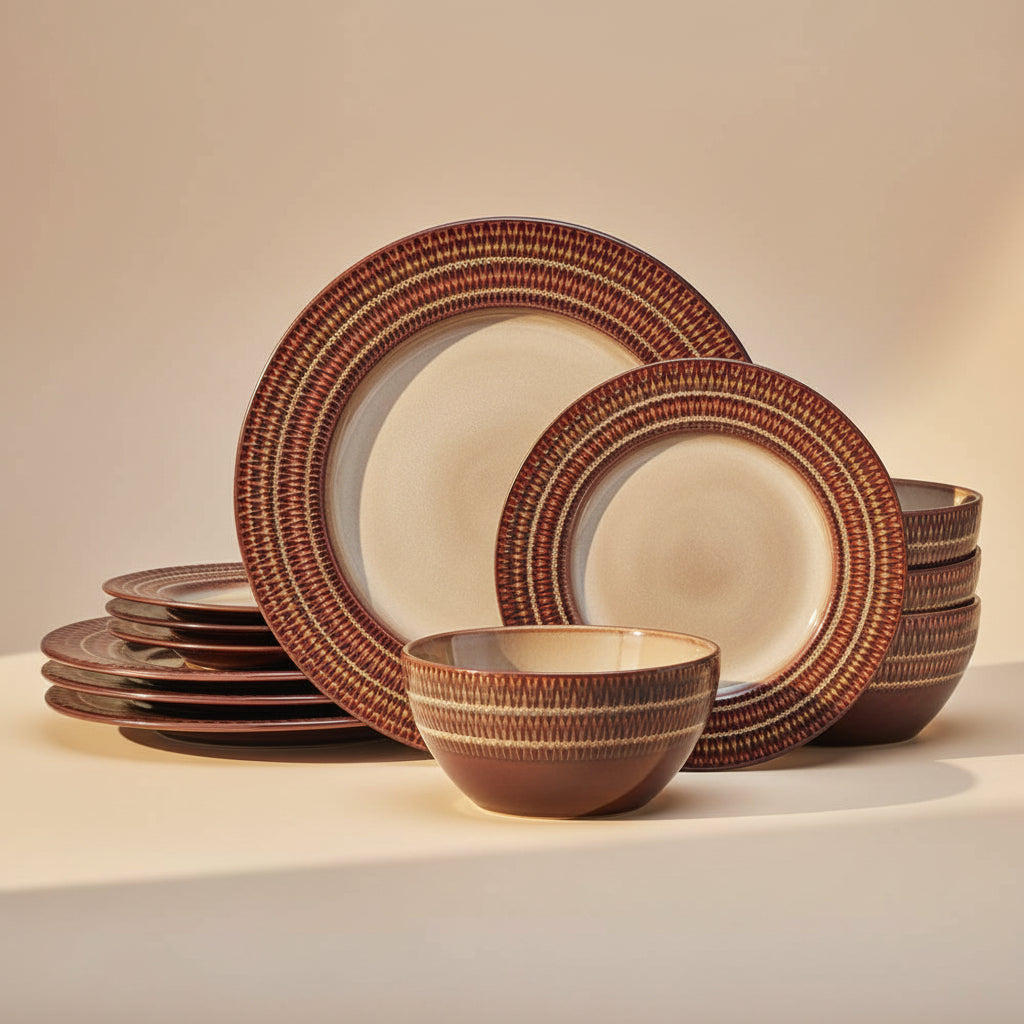 Skylar 12 Piece Dinnerware Set. Service for 4