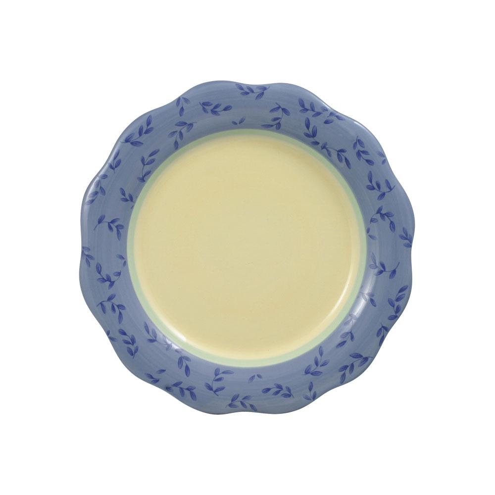 Summer Breeze Salad Plate. Scalloped