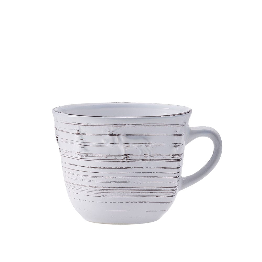 Trellis Lodge White 16 Piece Dinnerware Set. Service for 4