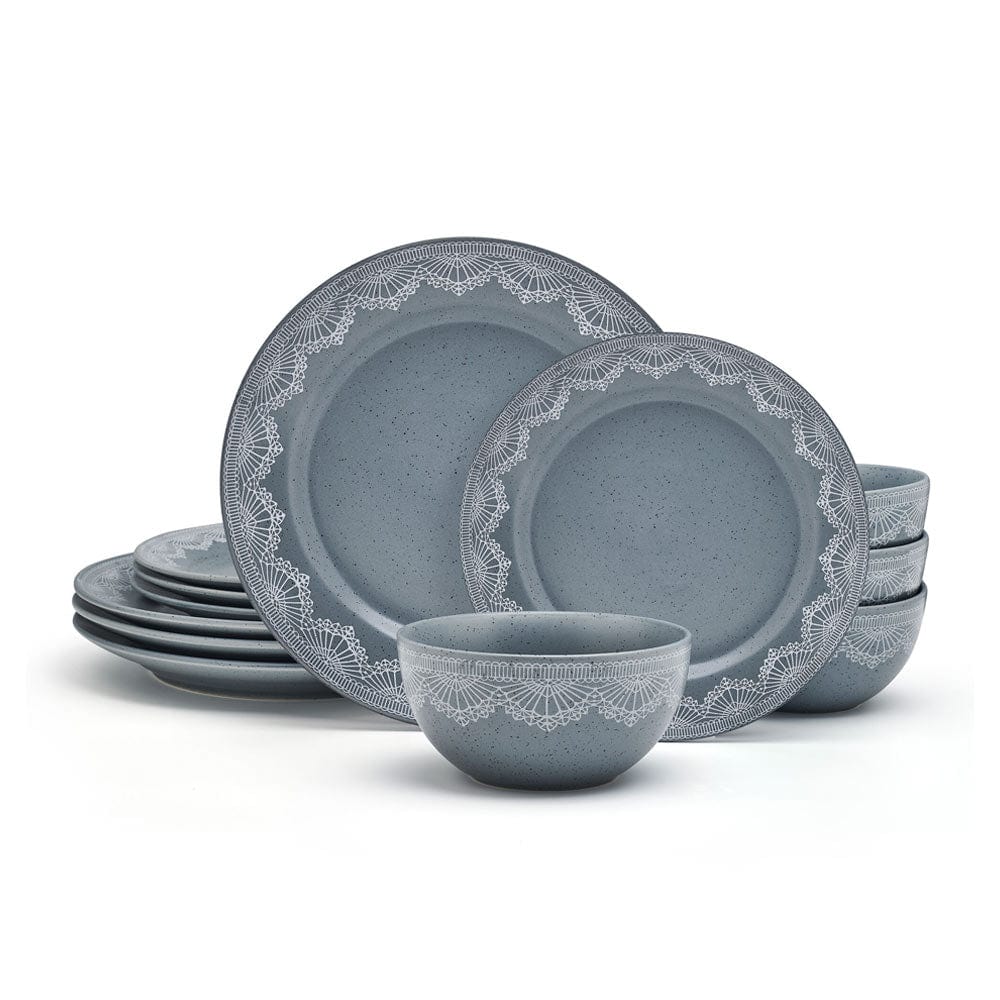 Valerie 12 Piece Dinnerware Set. Service for 4