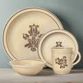 Village 16 Piece Dinnerware Set. Service for 4